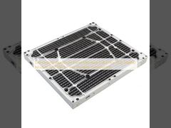 Struktur Panel Aluminium Die-casting Full Color LED Display Module 320*160 untuk dan Konstruksi Berkelanjutan