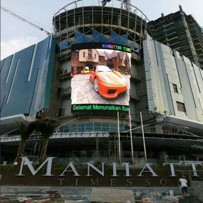 Beli Layar LED Bercahaya Tinggi 6mm Outdoor Full Color P6 Untuk Periklanan Bangunan online manufacture
