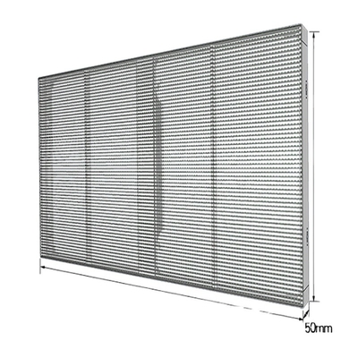 Beli Indoor Glass Transparent LED Display Panel P3.91-7.8 HD Luar ruangan online manufacture