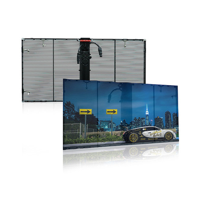 Beli 1000x1000mm Layar LED Transparan Luar Ruangan Tirai DIP346 online manufacture