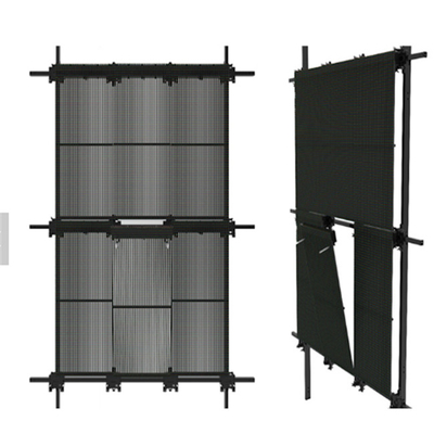 Beli Ultra Thin Outdoor Transparent LED Display 7.8-10mm Dekorasi Tirai Kabinet online manufacture