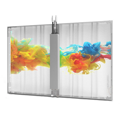 Beli Full Color 3.9mm Transparan LED Video Tembok Kaca Jendela online manufacture