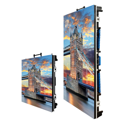 Beli 3.91mm/4.81mm/5.95mm Rental Cabinet LED Display Screen Dengan 140°/140° sudut pandang online manufacture