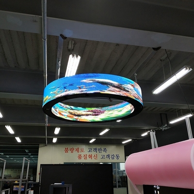 Beli Layar LED Komersial melengkung Fleksibel 1.5mm Untuk Museum Seni online manufacture