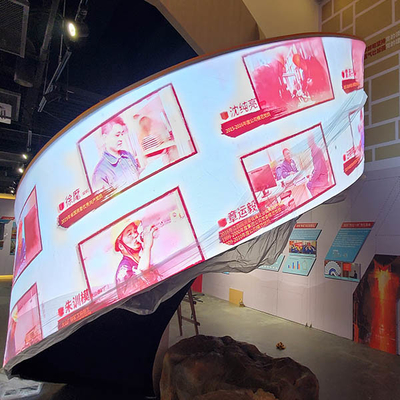 Beli SMD2020 Fleksibel LED Display Screen Dengan Wide Color Gamut Dan IP67 Penembusan Perlindungan online manufacture